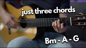 Just Three Beautfiul Chords on Classical Guitar