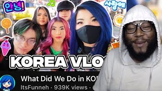 JOEY SINGS REACTS TO What Did ITSFUNNEH &amp; KREW Do in KOREA?