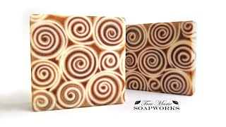 Holiday Gingerbread Soap, Curl Designs, Soap Challenge Club, November 2019 (Soap Challenge #4)