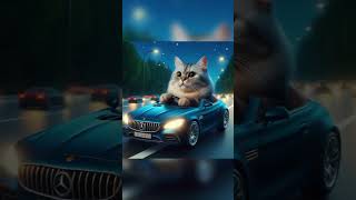 Cat Drive A Car |#Shorts #Viralshorts #Cat