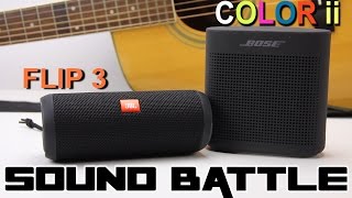 ~ side strække Måler SOUND BATTLE: SoundLink Color ii vs JBL Flip 3 -The real sound comparison -  YouTube