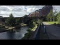 Cycling The Leeds Liverpool canal from Calverley Bridge Rodley to Leeds Train Station in 5 minutes