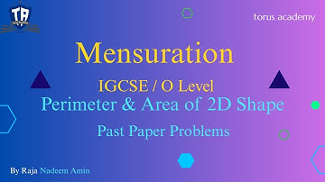 002 || Mensuration || Torus Academy