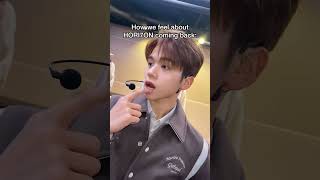 are they really? 🙊 #HORI7ON #호라이즌 #VINCI #빈치