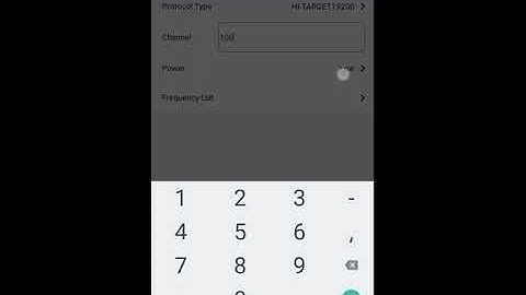 How to set iRTK5 Hi-Target External Radio mode
