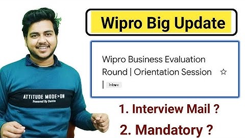 Wipro Big Update | Wipro Business Evaluation Round | Complete Information | Mandatory ? |