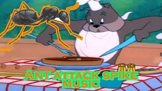 Ants attack spike and his son BBQ party  - Tom and Jerry