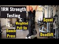 MAXING out in Squats, Bench Press, Deadlift - How Much Can I Lift By Doing Bodyweight Training Only?