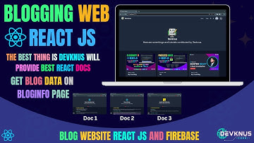Build Blogging Website with Reactjs & firebase | Get Blog Data on BlogInfo Page #9