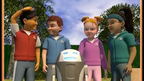 Unit 8 The robot story Super Minds 1 (The Problem) page 98 and 99