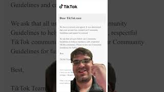 TikTok banned me