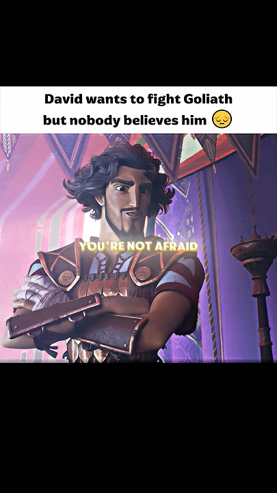 David wants to fight Goliath 💪