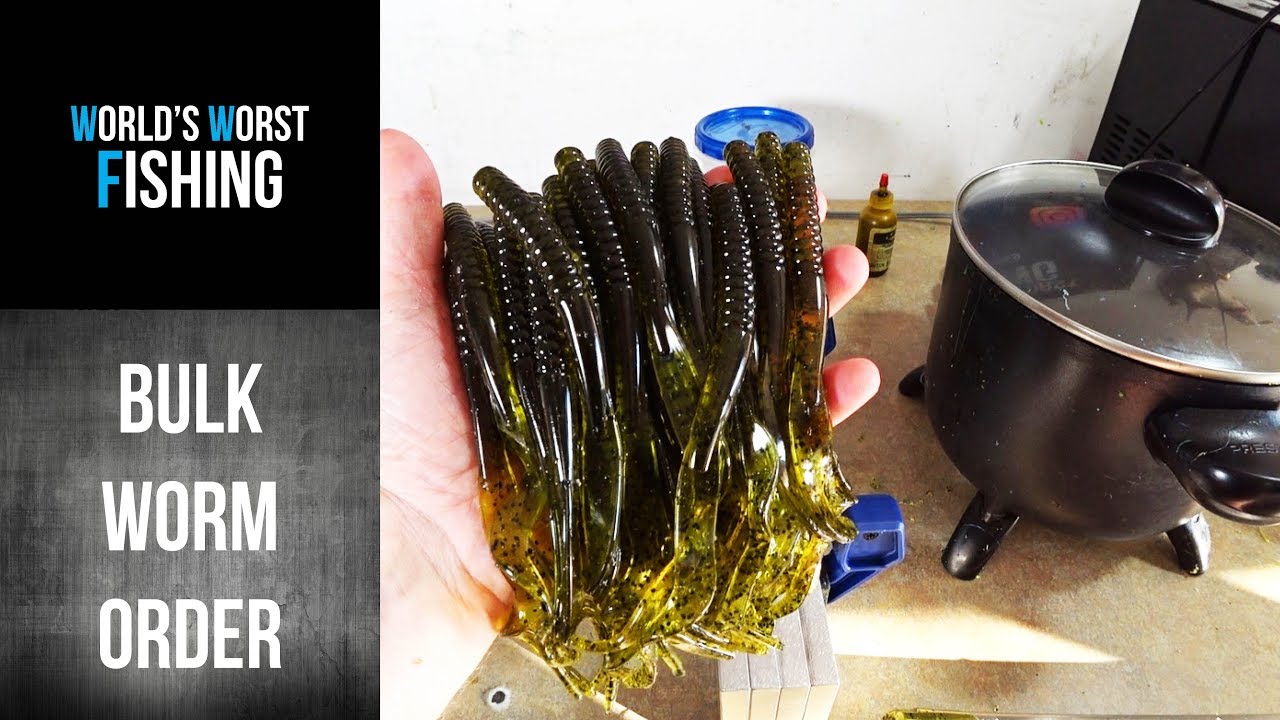 100 Green Pumpkin Worms: Using The Cooking Pot For Soft Plastic Lures 