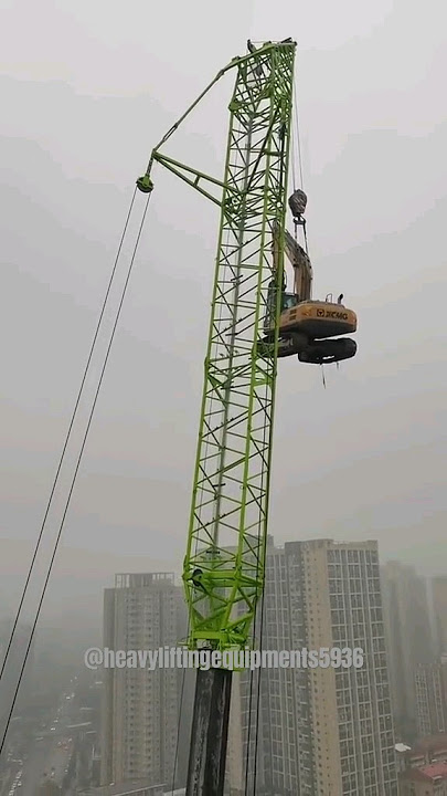 zoomlion Mobile Cranes ZAT650H lifting Excavator |Heavy lifting Equipments #viral #shorts