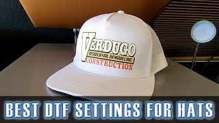 My Tips and Settings for Pressing DTF on Hats in 2023