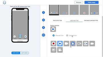 How to customize your content appear page in AR app creator