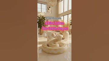 Albino Python – The Golden Serpent of Luxury | Exotic Pets Series Ep.4#youtubeshorts