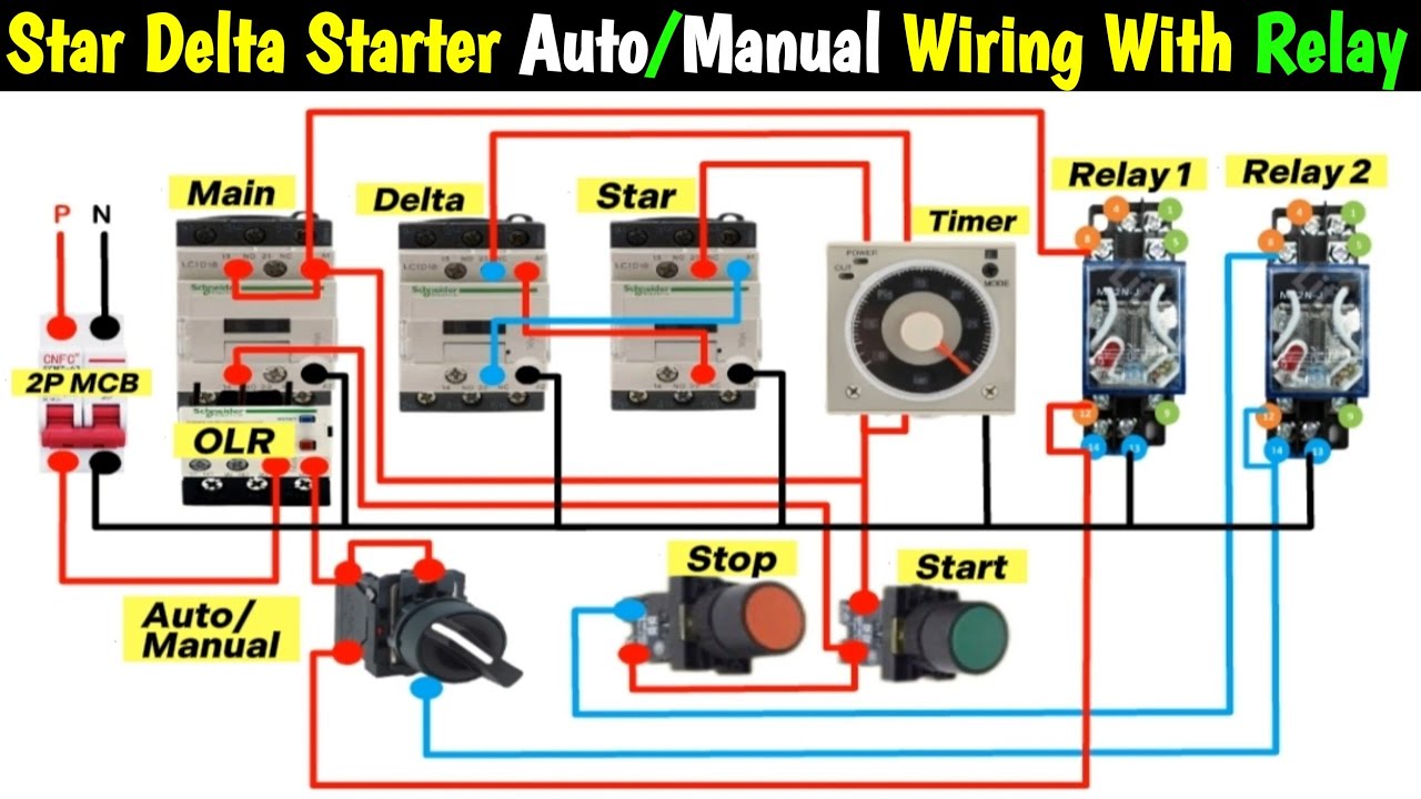 Manual Star Delta Starter Circuit The Wiring Guide Electricians Swear By - xn3xvs0
