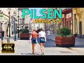 Pilsen - Czech Republic - 4K Walking Tour