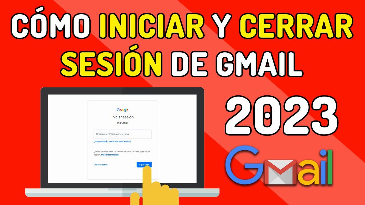 físicamente Jadeo ilegal Cómo iniciar sesión en Gmail ✉️ (entrar a correo gmail) y cómo cerrar la  sesión de Gmail ⭐️ 2022 - YouTube