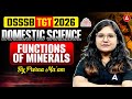 DSSSB TGT Domestic Science 2026 | Minerals &amp; Their Functions Explained | Complete