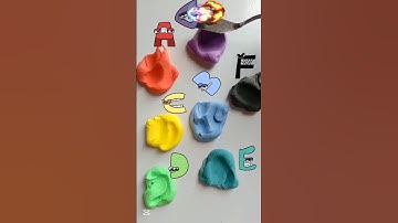 Reverse Alphabet lore color mixing #colormixing #satisfying #shorts #reverse