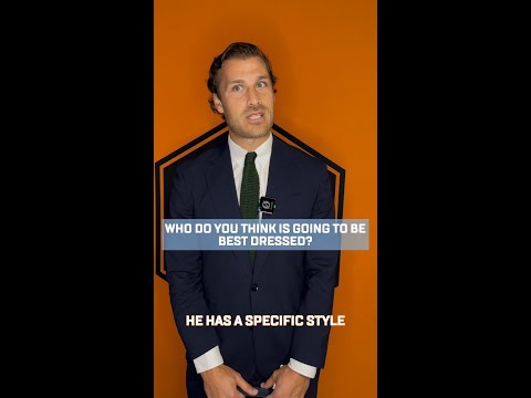 The boys give thoughts on who will be best dressed 🔥