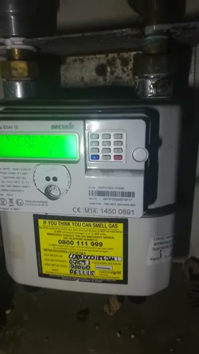 How to restart your pre pay gas meter - YouTube