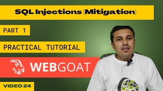 how to mitigate sql injection || webgoat tutorial || sql injection tutorial || Cyber World Hindi