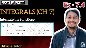 Ex 7.4 class 12 maths q24 | Ex 7.4 q24 class 12 | Question 24 exercise 7.4 Class 12