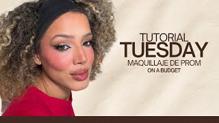 PROM Makeup on a Budget ✨ Affordable Soft Glam Tutorial | Tutorial Tuesday screenshot 5