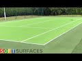 Tennis Court Cleaning and Repainting in Sheffield, South Yorkshire | Clean & Paint Job