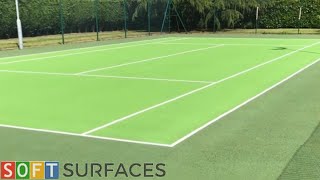 Tennis Court Cleaning and Repainting in Sheffield, South Yorkshire | Clean & Paint Job