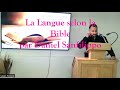 La langue selon la bible par daniel sanfilippo