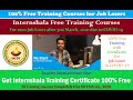 Internshala || 100% Free 20 Training Courses for 1000 Job Loser of COVID-19 after 31st March (Cert.)