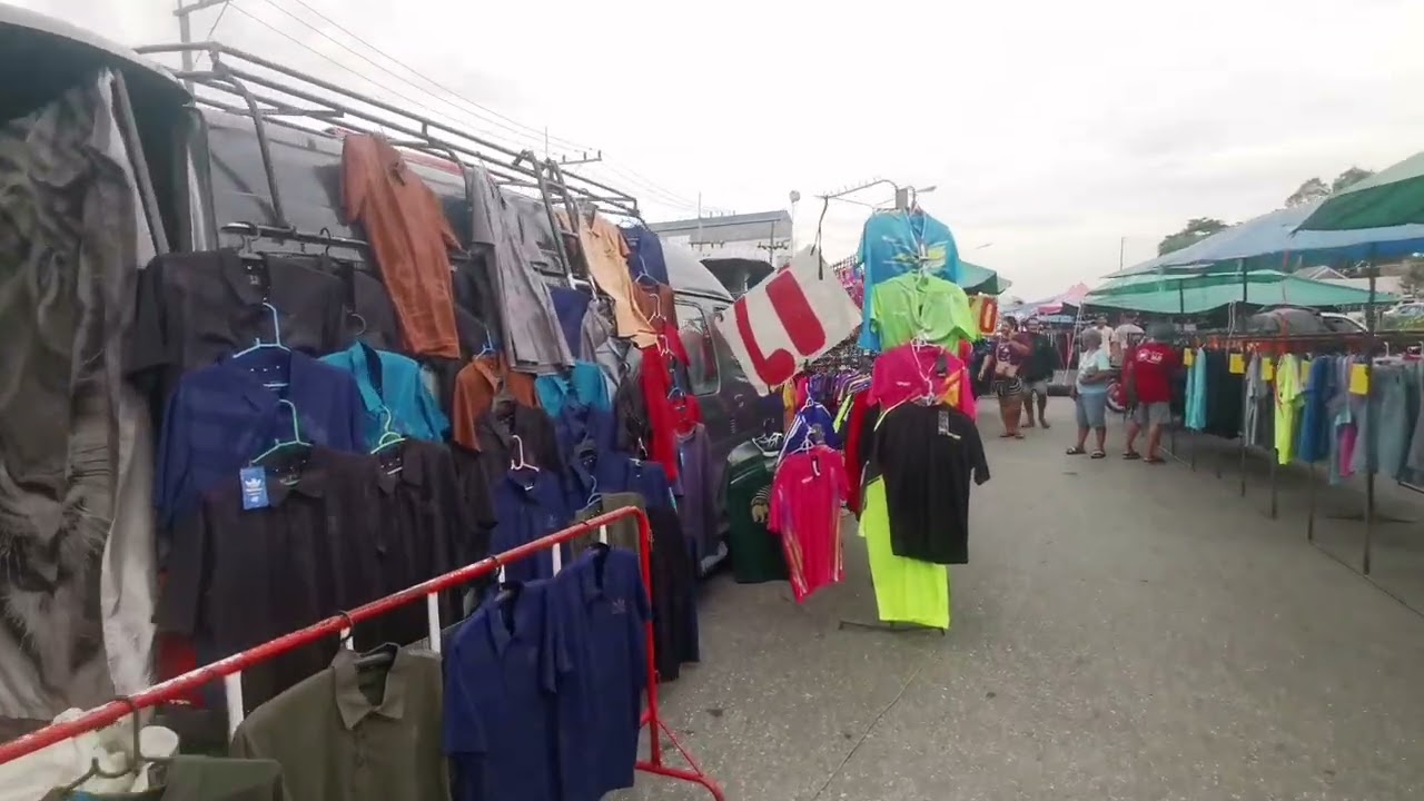 โดนเทกระจาด#ตลาดเช้าจันดี