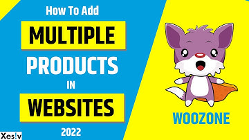 How To Add Multiple Products In Website | WooZone | 2022 | Xesiv |