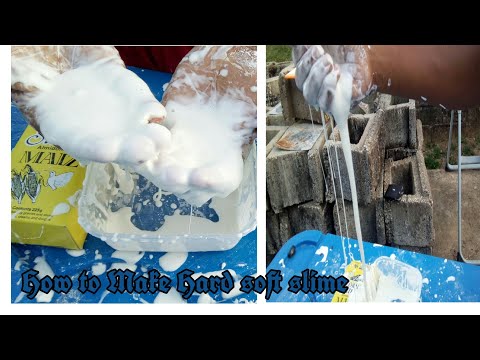 How to make hard soft slime