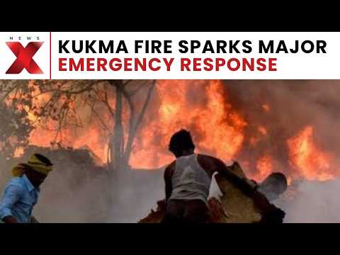 Bhuj Warehouse Fire: Six Fire Teams Rushed To Kukma Blaze | NewsX