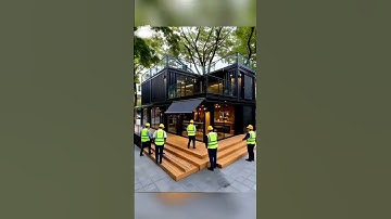 Mẫu quán Café làm từ vỏ Container đầy đủ tiện nghi thi công lắp ghép nhanh giá thành hợp lý ae Lh