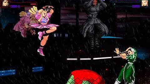 MUGEN Request: King K.Rool & Chun-Li Vs Darth Maul & Karin