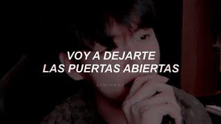 Leave The Door Open - Jungkook VLive › Letra en Español