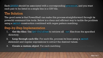 Efficiently Extract and Organize Strings from Text Files into CSV Using PowerShell