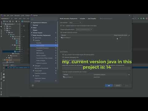 Intellij : release version 17 not supported