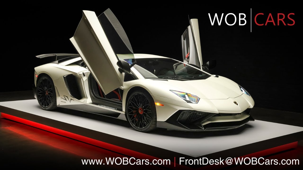 3k-Mile 2016 Lamborghini Aventador LP750-4 SV Coupe for sale on