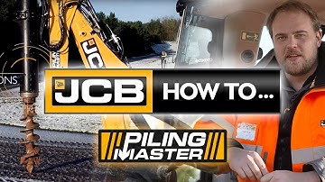 JCB - How to use Pilingmaster