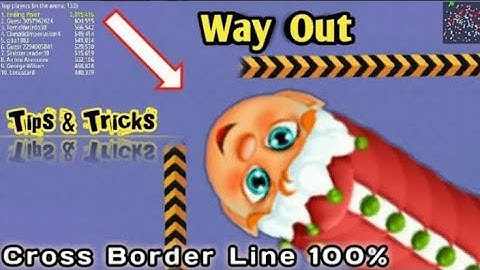 How to Cross Line in WormsZone.io - Tips & Tricks