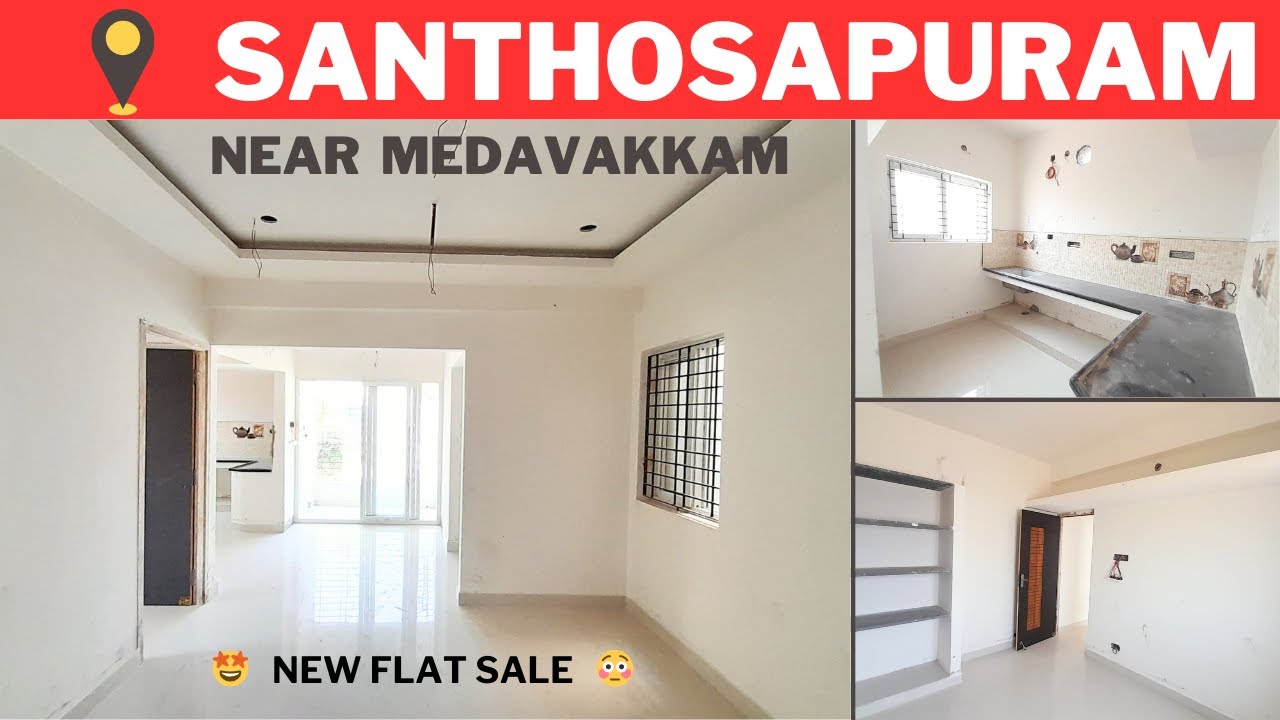 flat for sale in medavakkam santhosapuram⭐new flat sale in chennai
