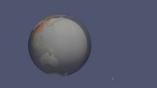 Global Earthquakes 1978-2018 with Population Visualization