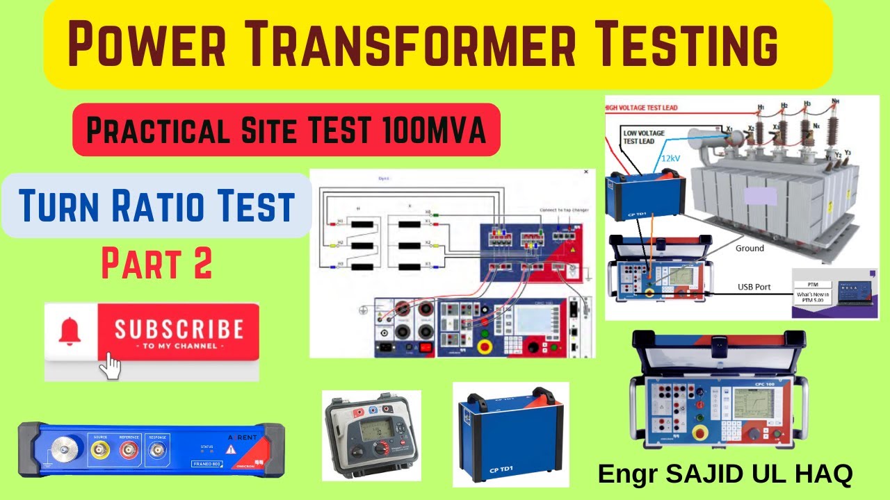 Trun Ratio Test of Power Transformer || By CPC 100 and CP SB1 ...